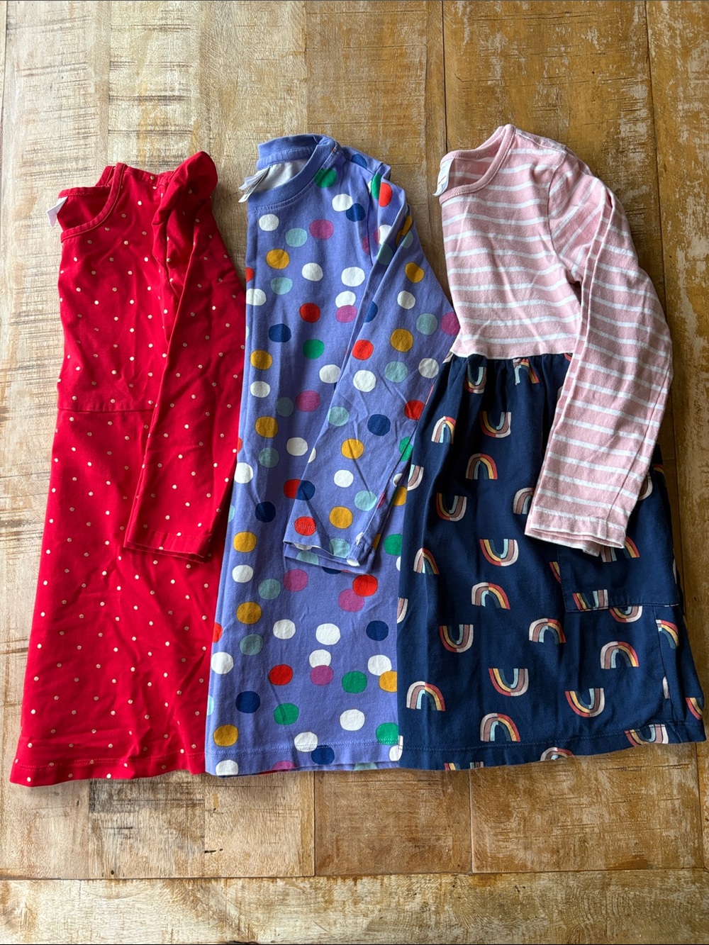 Hanna Andersson Girls Cotton Dresses size 6-7y